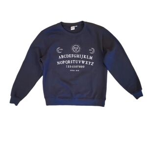 Ouija Women's Black Ouija Spirit‎ Board Pullover Sweatshirt Medium
